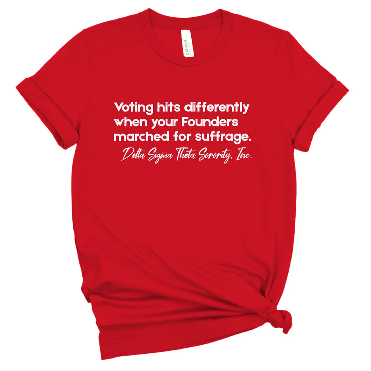 Short Sleeve Voting Suffrage Tee