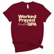 Short Sleeve Worked Prayed Tee