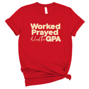 Short Sleeve Worked Prayed Tee