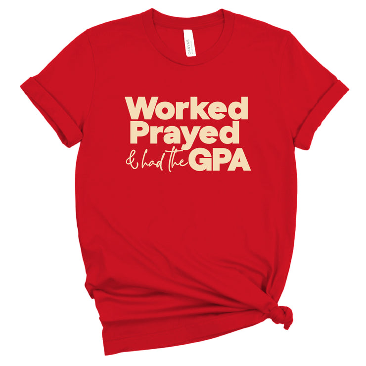 Short Sleeve Worked Prayed Tee