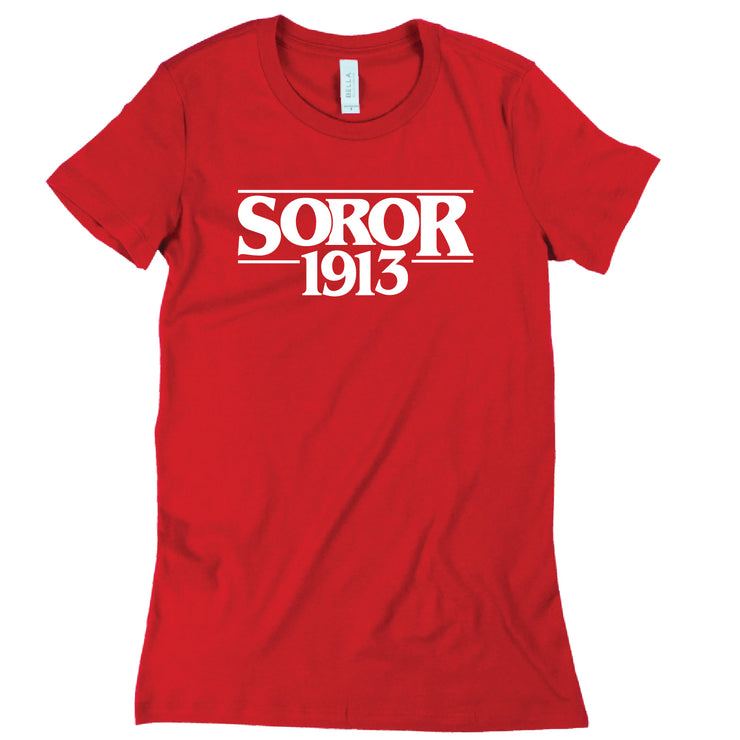 Short Sleeve ST Soror 1913 Tee Sunset