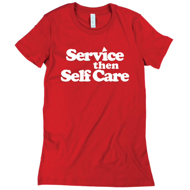 Short Sleeve Service then Self Care Tee
