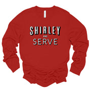 Long Sleeve Shirley Serve TShirt