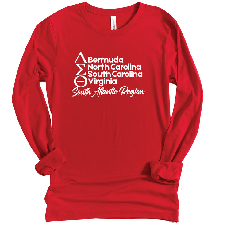 Long Sleeve South Atlantic Region TShirt