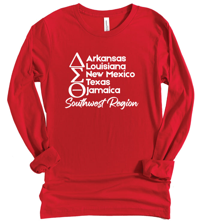 Long Sleeve Southwest Region TShirt