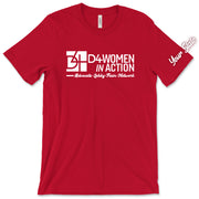 Custom Short Sleeve D4WiA Customizable Logo Fundraiser Tee