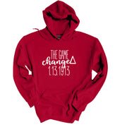 The Game Changed Fleece Kanga Hoodie