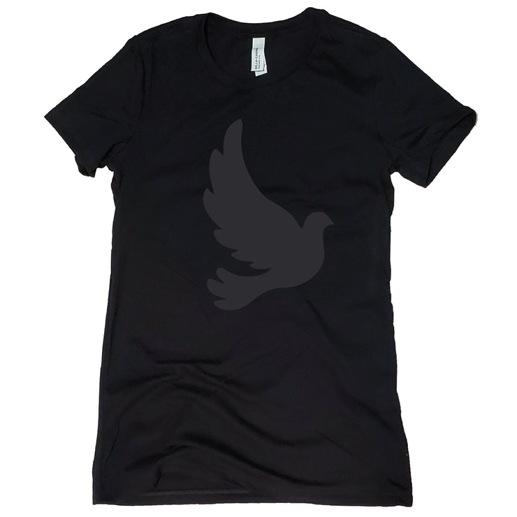 Short Sleeve Tonal Puff Dove Tee
