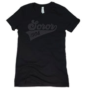 Short Sleeve Tonal Puff Soror Banner 1908 Tee