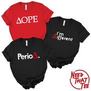 Short Sleeve Delta Symbol Tee Trio