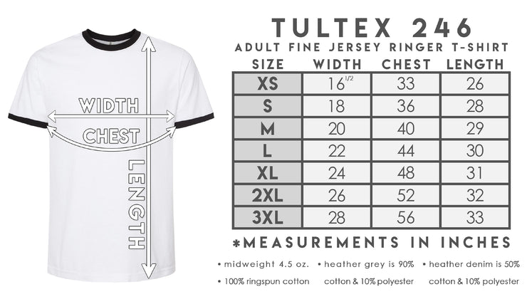 Short Sleeve Delta Swoosh Ringer TShirt II