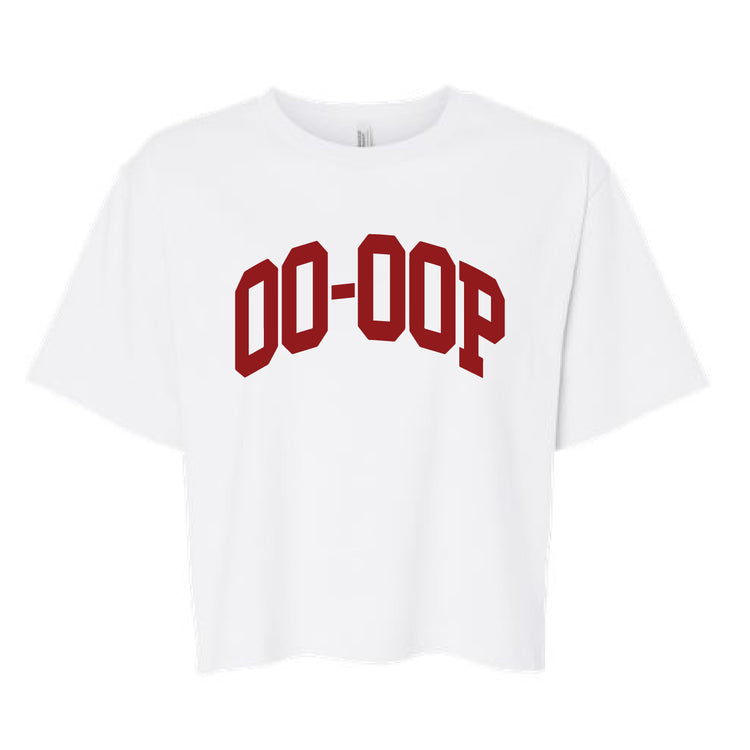 Uni OO-OOP Hemmed Cropped Tee – needthattee