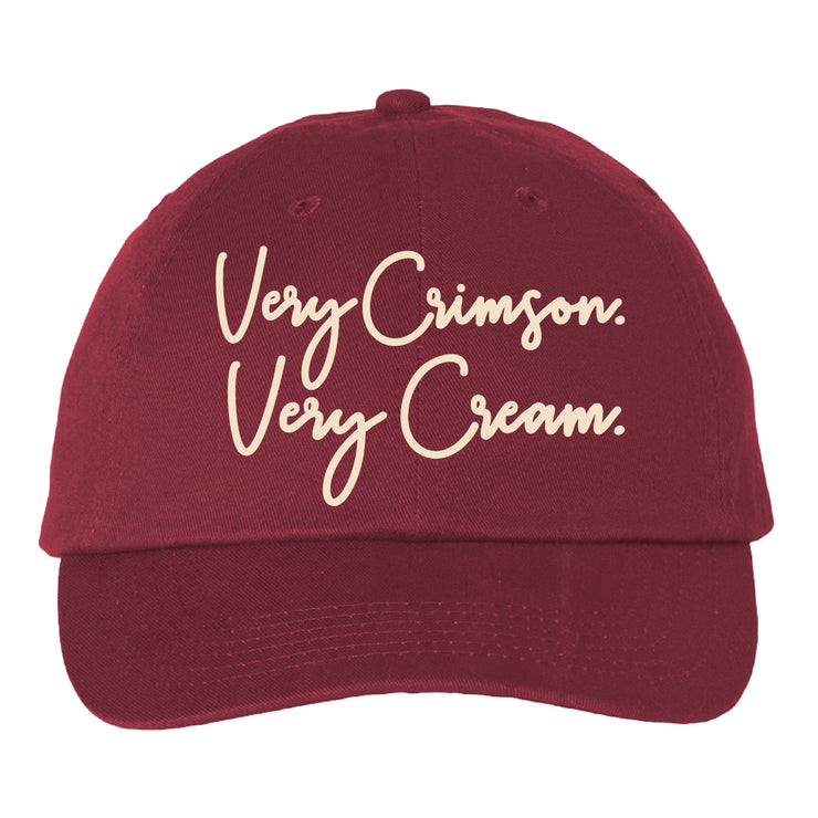 Very Crimson Very Cream Baseball Cap