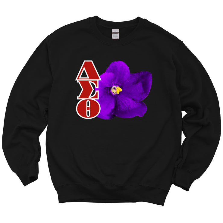 Violet w Symbols Classic Sweatshirt