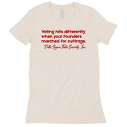 Short Sleeve Voting Suffrage Tee