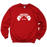 White Pyramid Hands Classic Sweatshirt