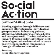 Short Sleeve D9 Social Action Definition Tee