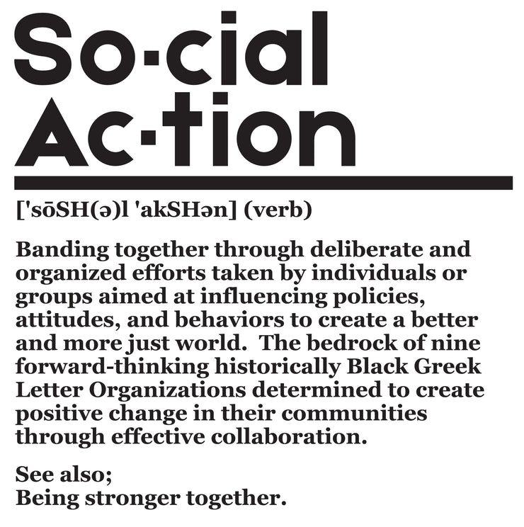 Short Sleeve D9 Social Action Definition Tee