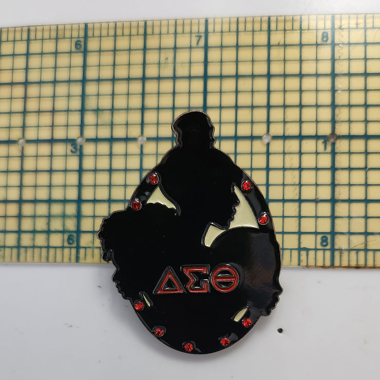 Silhouette DST Lapel Pin