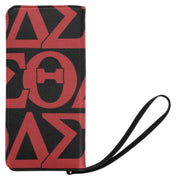 Red DST Zip Clutch (Wallet)