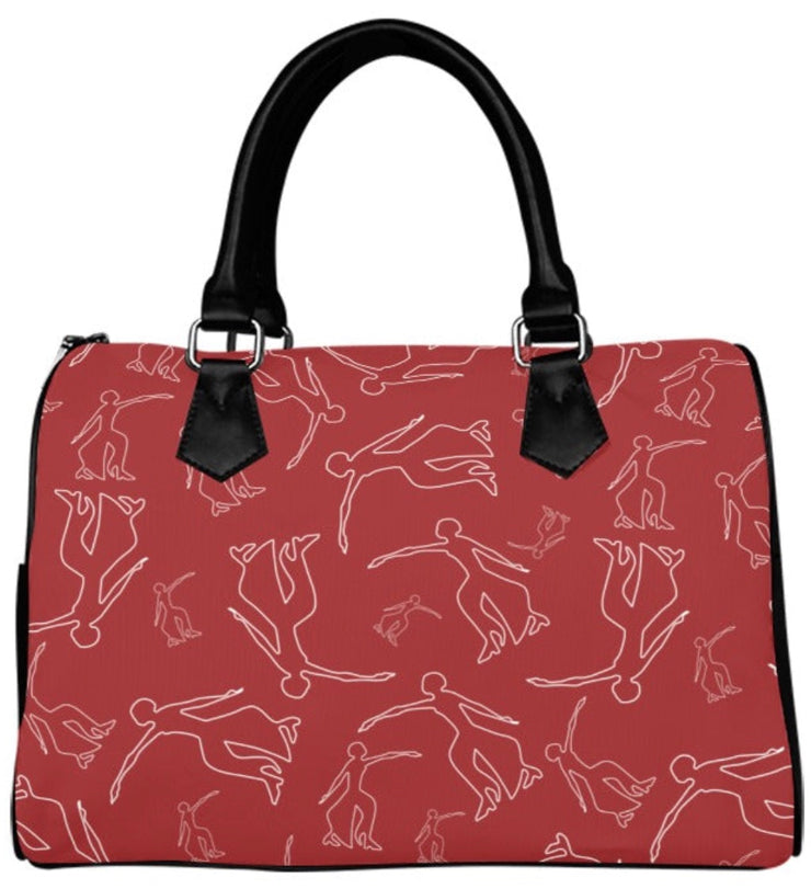 Red Fortitude Boston Handbag
