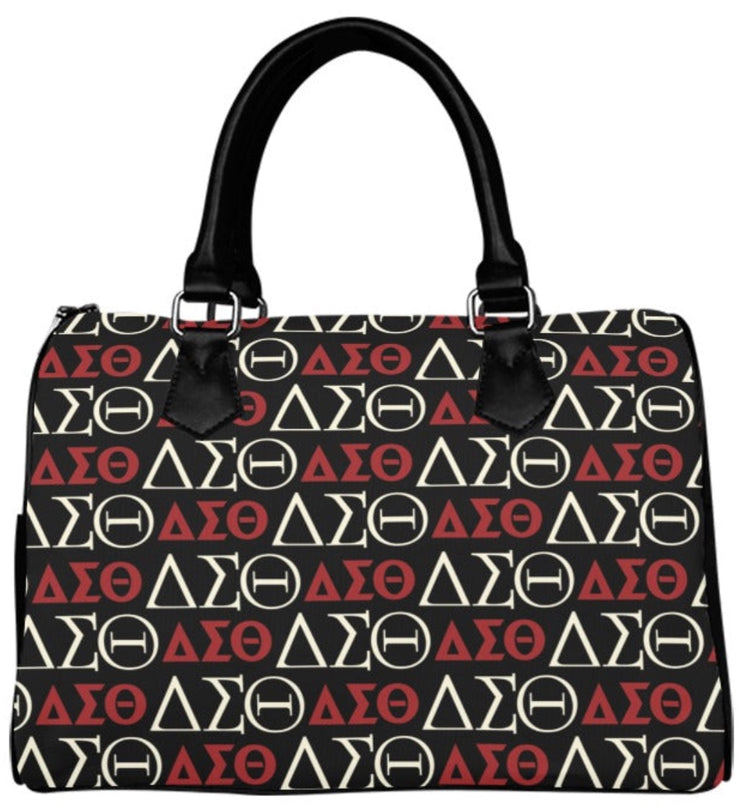 Two Toned DST Boston Handbag