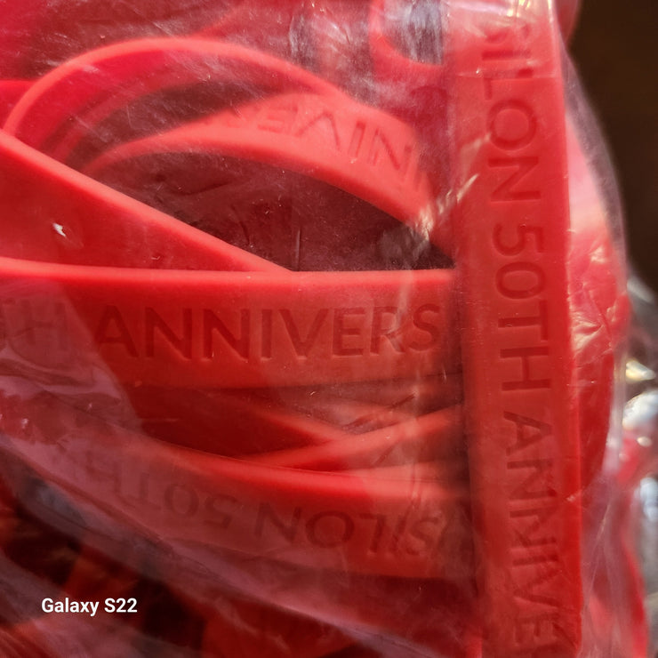 KU 50th Anniversary Wrist Band