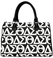 White DST Boston Handbag