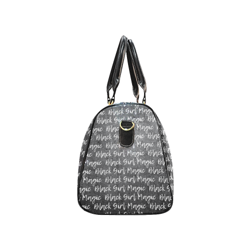 Black Girl Magic Waterproof Duffel Bag