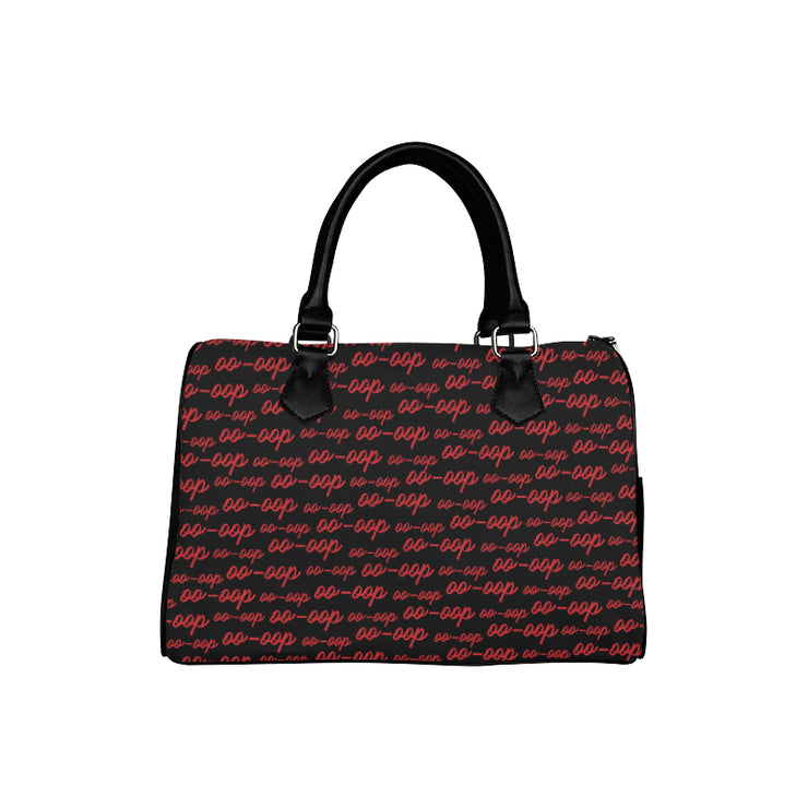 Black Oo-oop Boston Handbag