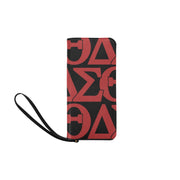 Red DST Zip Clutch (Wallet)