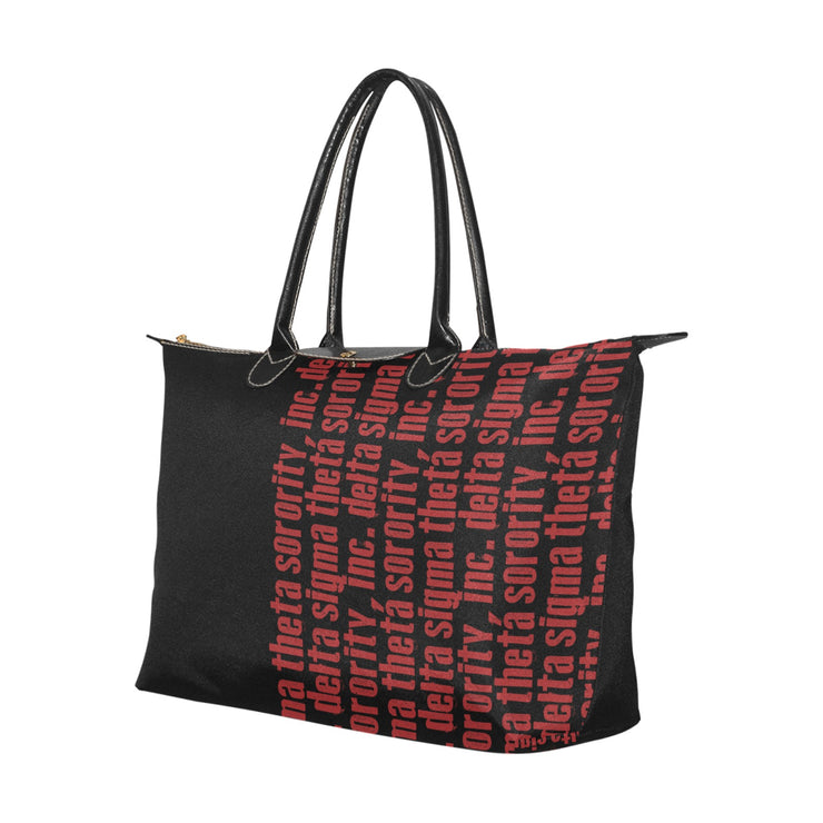 Black Vertical DST Hobo Tote II