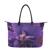 Violet Cluster Hobo Tote