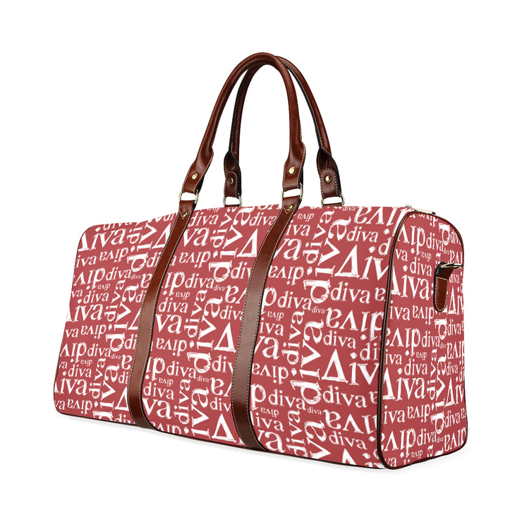 Red Diva Waterproof Small Duffel Bag