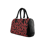 Red DST Boston Handbag
