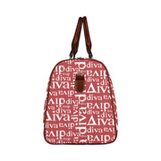 Red Diva Waterproof Small Duffel Bag