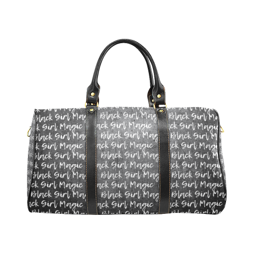 Black Girl Magic Waterproof Duffel Bag