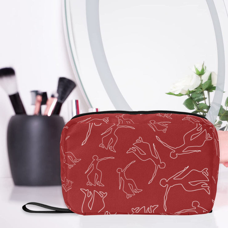 Red Fortitude Hanging Toiletry Bag