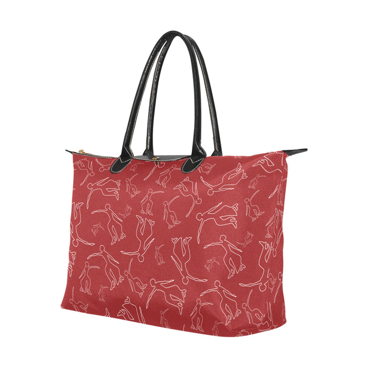 Red Fortitude Hobo Tote