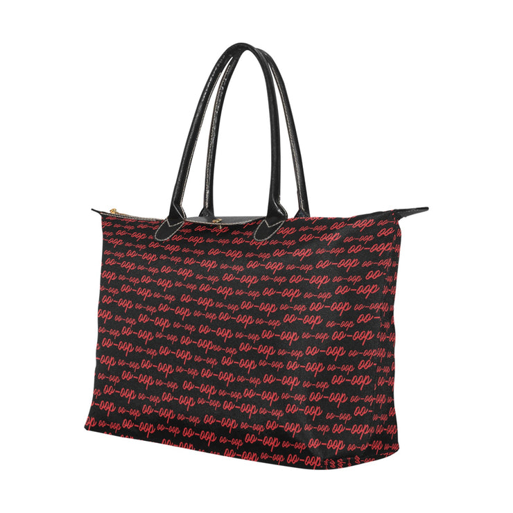 Black OOP Hobo Tote