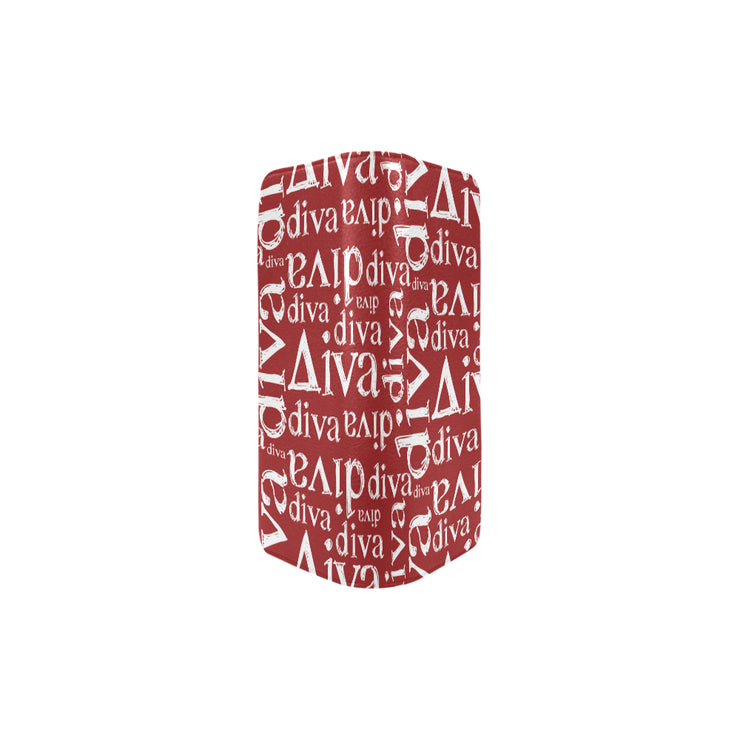 Red Diva Zip Clutch