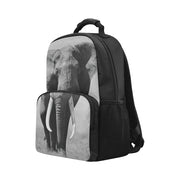 Black and White Elephant Backpack