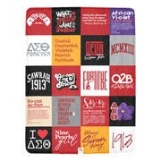 2023 Faux Quilt Fleece Blanket