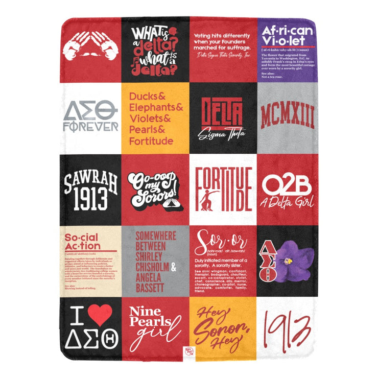 2023 Faux Quilt Fleece Blanket