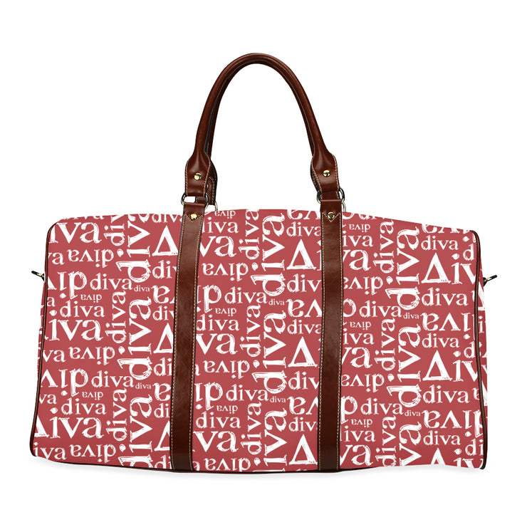 Red Diva Waterproof Small Duffel Bag