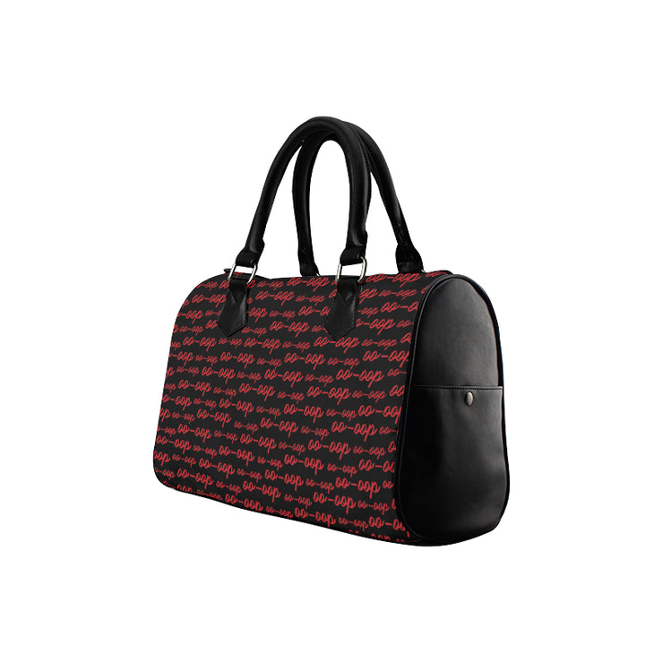 Black Oo-oop Boston Handbag
