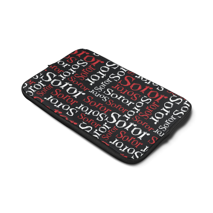 Red Soror Sleeve for Laptop (17")