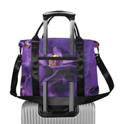 Violet Cluster Carry On Bag