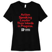 Custom Short Sleeve Action Speaking D4WiA Fundraiser Tee