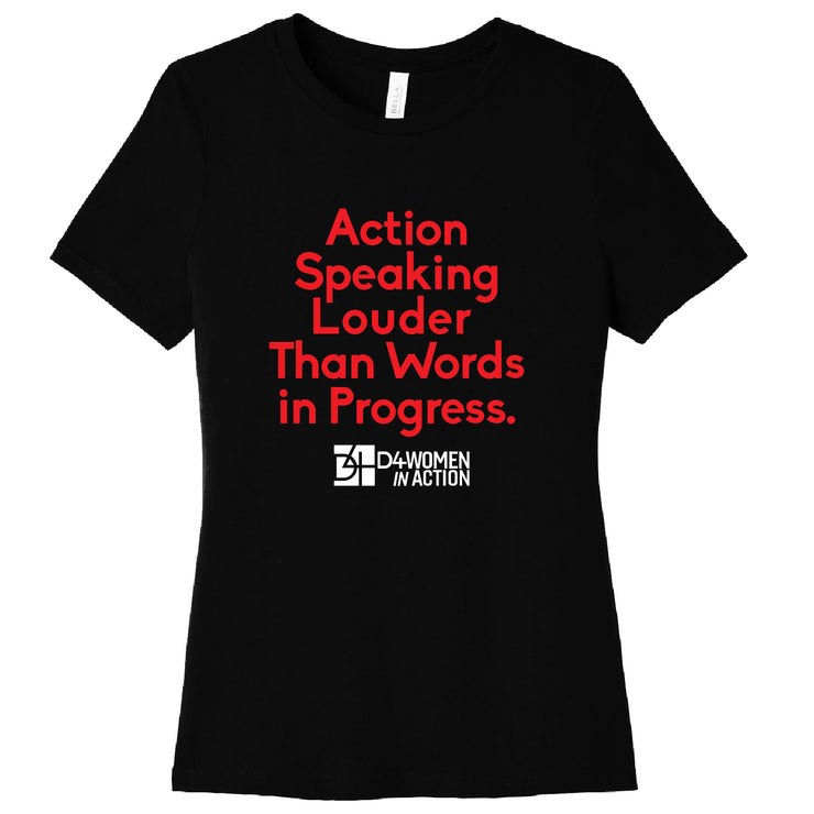 Custom Short Sleeve Action Speaking D4WiA Fundraiser Tee